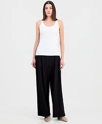 Eileen Fisher Women's High Waist Wide Leg Pants, Regular & Plus