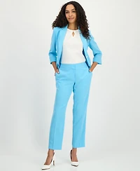 Kasper Women's Stretch Crepe Slim Leg Pant, Regular & Petite Sizes