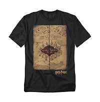 Harry Potter Big & Tall Marauders Map Short Sleeve Adult Tee / T-Shirt