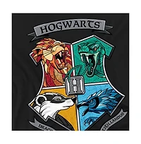Harry Potter Men's Mosaic Hogwarts Shield T Shirt