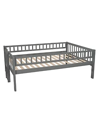 Streamdale Furniture Triple Full Bunk Bed with Ladder & Slide