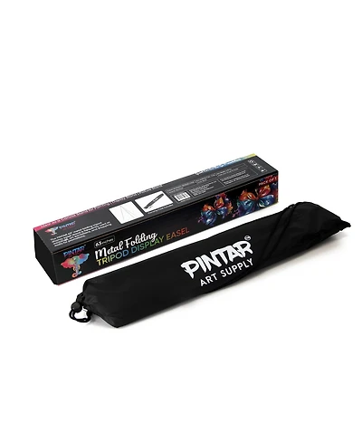 Pintar Easel Stand for Painting and Display - 63" Portable Metal Tripod Standing Art Easel with Bag, Foldable Easel Stand for Sign