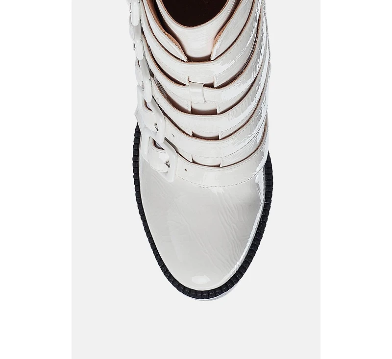 Ouzaki High Block Heeled Boots