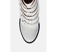 Ouzaki High Block Heeled Boots