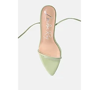 Womens Sphynx High Heel Lace Up Heels