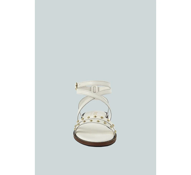 Corriane Womens Studs Embellishment Strappy Sandals