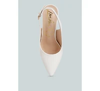 London Rag Dalaney Slingback High Block Sandals Women