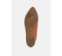 Karder brooch detail ballet flats