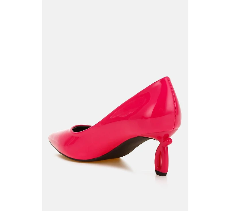 London Rag Calla Pointed Toe Fantasy Heel Pumps