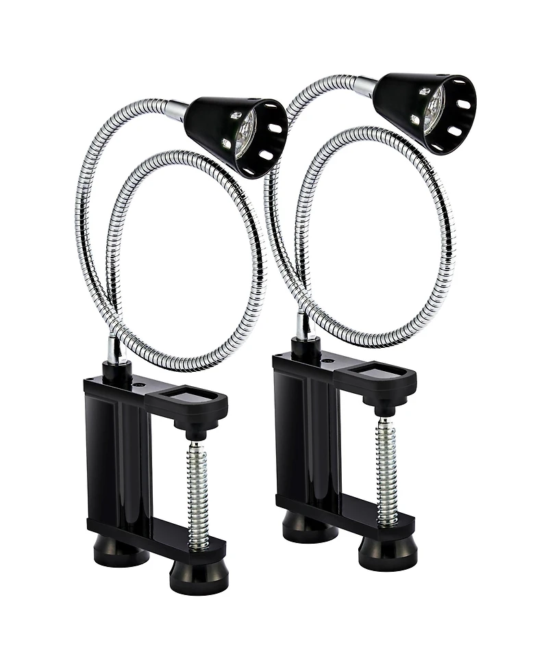 Sorbus 2 Pack 360 Degree Flexible Gooseneck Bbq Grill Led Lights with Magnetic Base