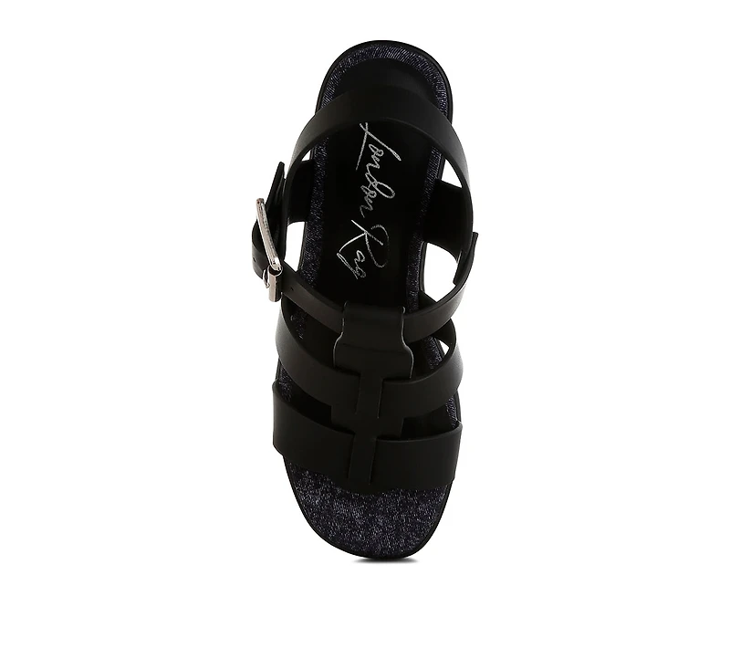 Avalon Chunky Pin Buckle Platform Heels Women