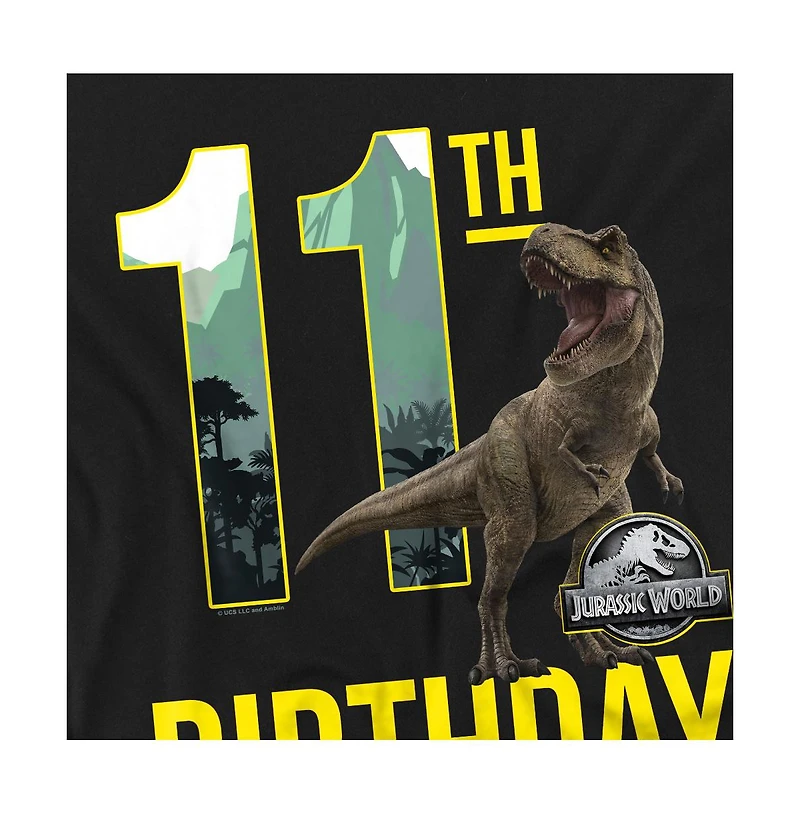 Jurassic Park Men's World 11th Birthday T-Rex T Shirt