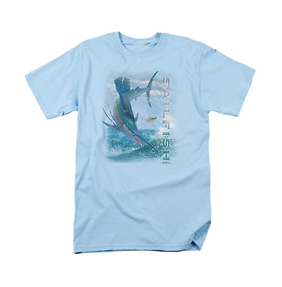 Wild Wings Men's Wildlife Leaping Sailfish T Shirt