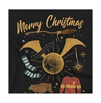 Harry Potter Men's Merry Christmas from Hogwarts T Shirt