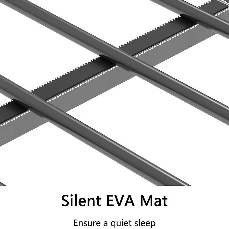 Simplie Fun Adam Twin Full Bunk Black with White Mesh Guard Rail for Kids and Adult, Low Profile and Easy Climbing with Stable Ladder