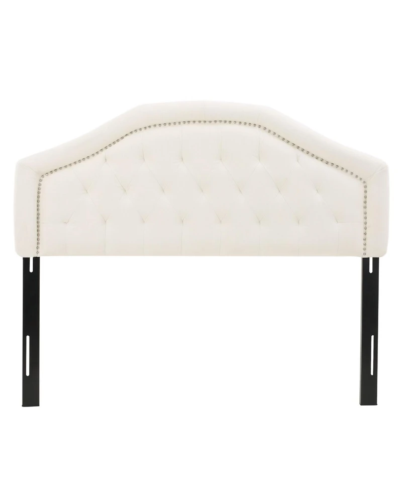 Streamdale Furniture Upholstered Headboard W/ Diamond Tufting