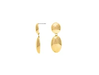 Rivka Friedman Polished Chunky Double Drop Dangle Earring