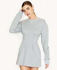 Line & Dot Women's Esryn Long-Sleeve Mini Dress