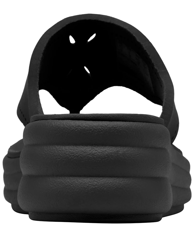 Clarks Women's Cloudsteppers Drift Daisy Slip-On Sandals