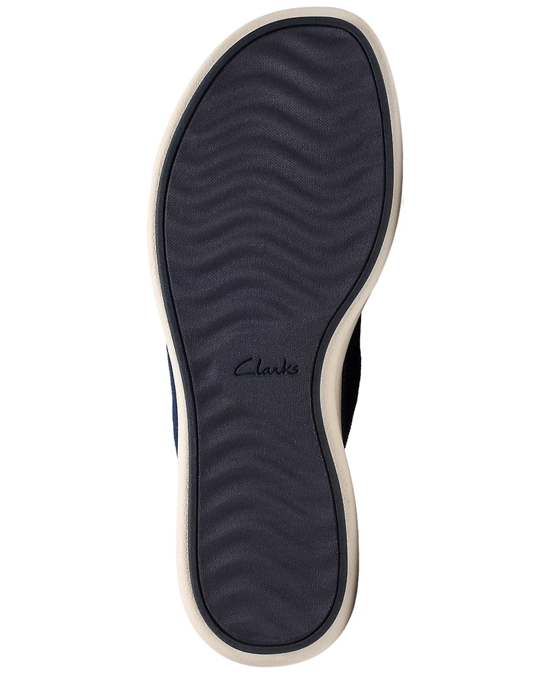 Clarks Women's Cloudsteppers Drift Rose Round Toe Sandals