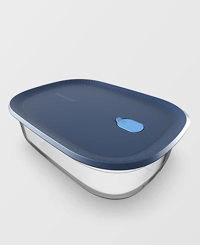 Tupperware Voila Glass 3.2-Quart Xl Rectangular Container