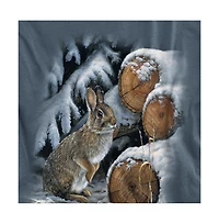 Wild Wings Men's Wildlife Wood Pile Rabbit T Shirt