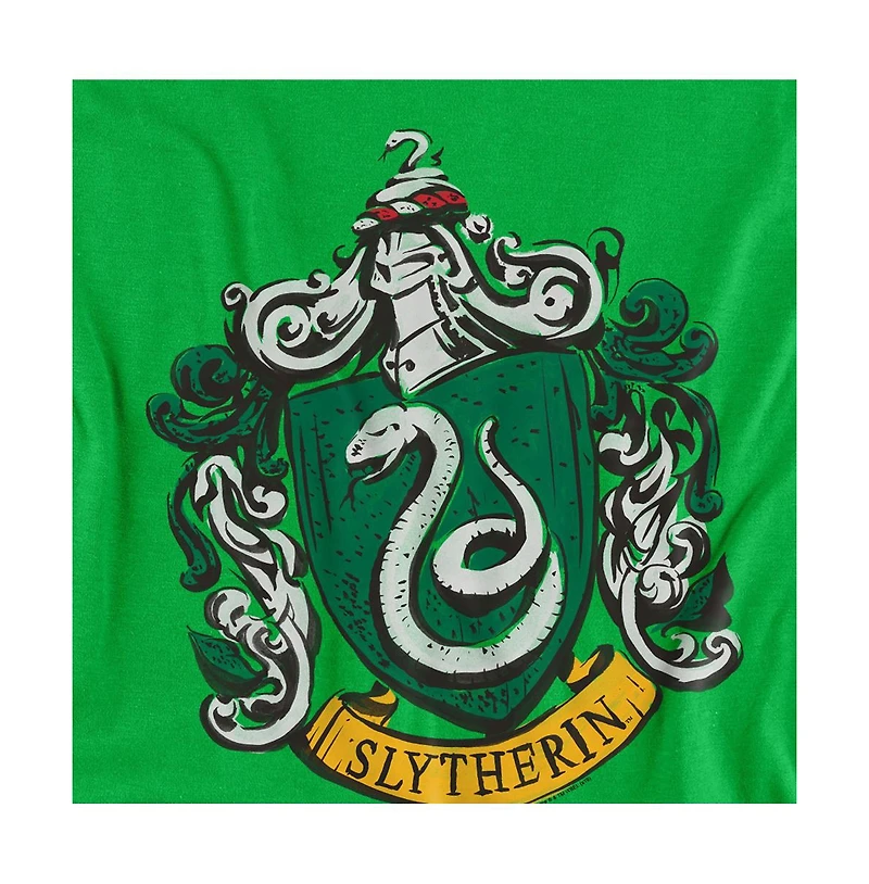 Harry Potter Men's Drawn Slytherin Crest T Shirt
