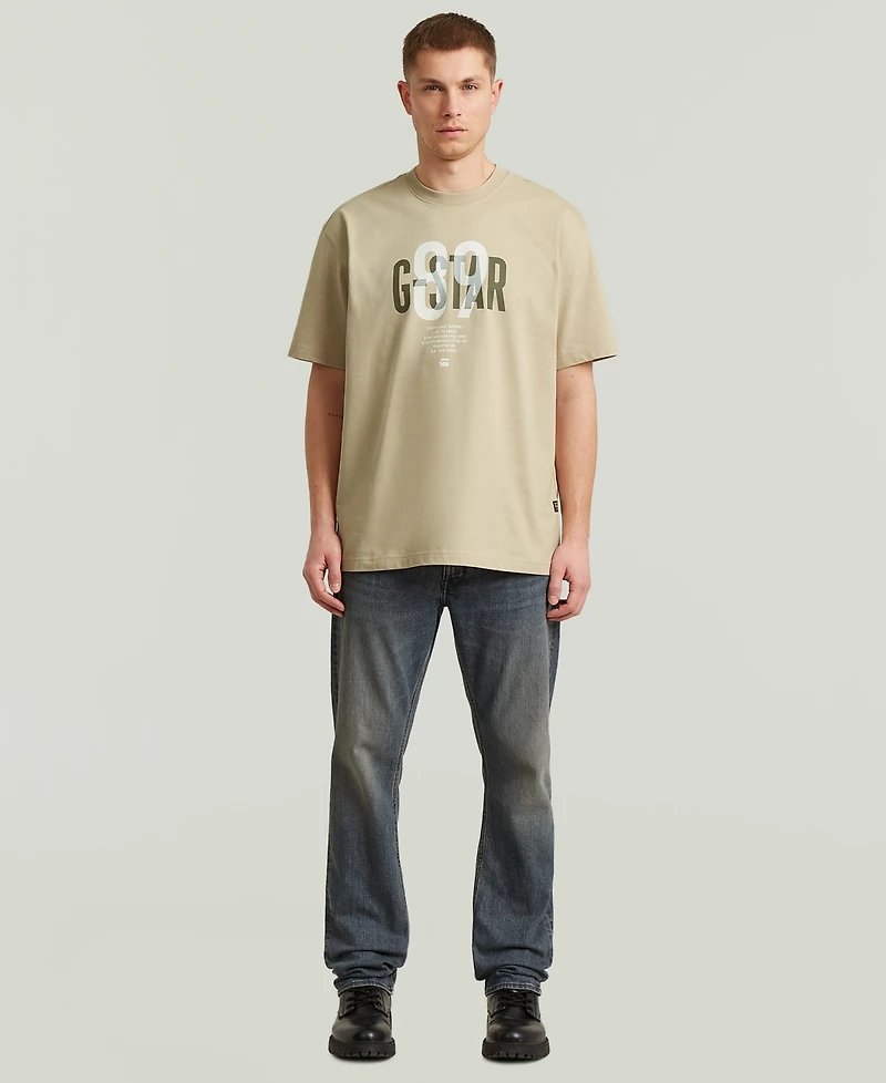 G-Star Raw Men's Graphic Logo Crewneck T-Shirt