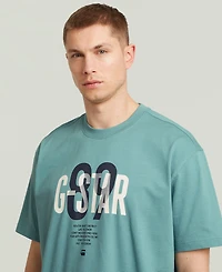 G-Star Raw Men's Graphic Logo Crewneck T-Shirt