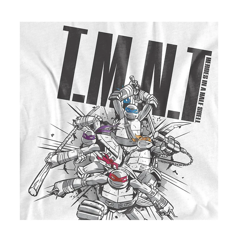 Teenage Mutant Ninja Turtles Men's Group Heroes A Half Shell T Shirt