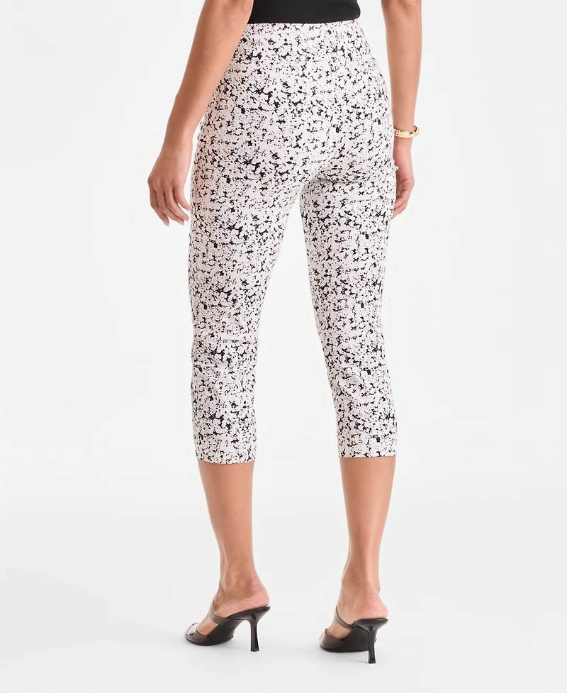 I.n.c. International Concepts Women's Printed Pull-On Capri Pants, Macy's Exclusive
