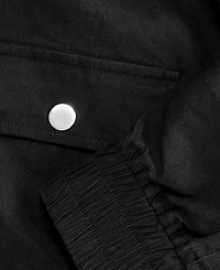 I.n.c. International Concepts Women's Linen-Blend Bomber Jacket, Macy's Exclusive