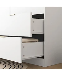 Streamdale Furniture 8-Drawer Dresser for Bedroom, Modern Wood Chest