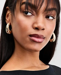 I.n.c. International Concepts Oval Open Hoop Earrings, Macy's Exclusive