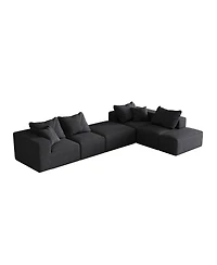 Streamdale Furniture Streamdale Modern Upholstered Sectional Boneless Couch Set