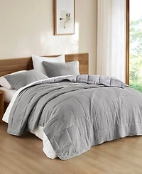 510 Design Mina Waffle Weave Textured 3-Pc. Quilt Set, King/California King