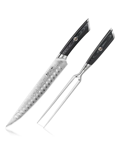 Cangshan Kuro Series Steel 2-Pc. Carving Knife Set