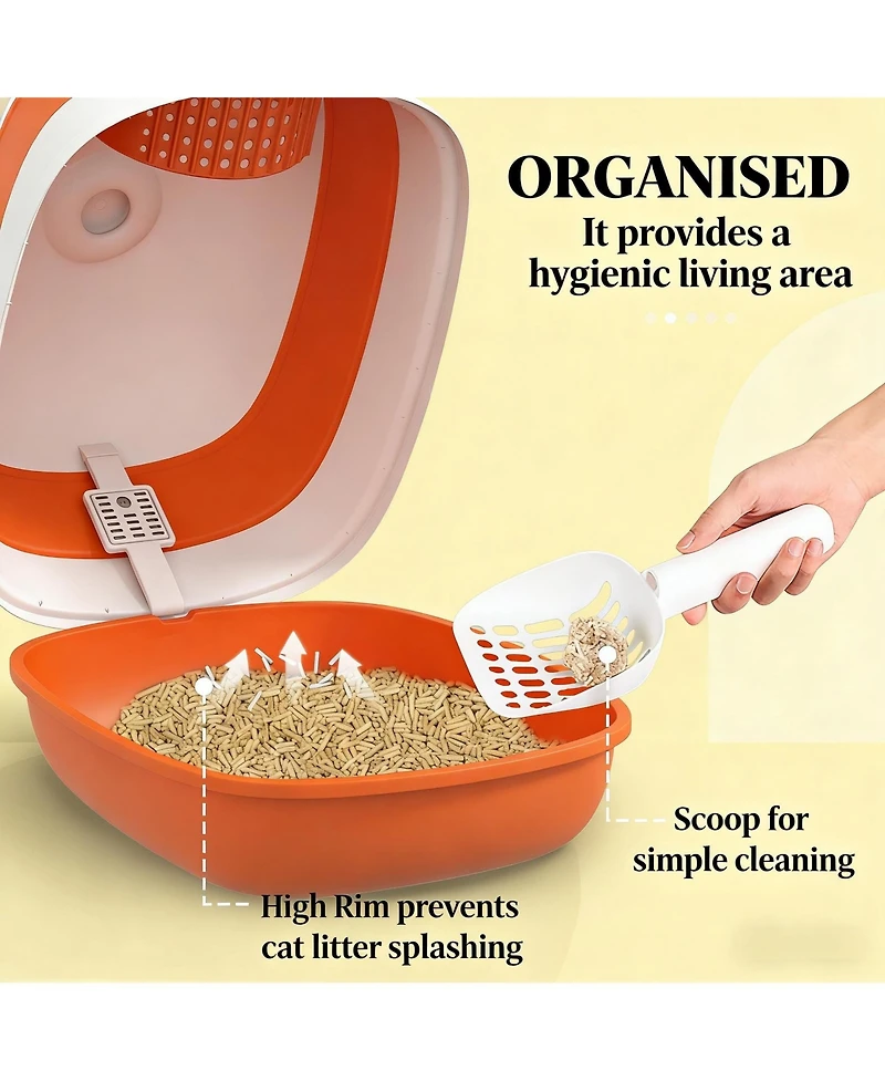 Zeus & Ruta Cat Litter Box Covered Litter Box