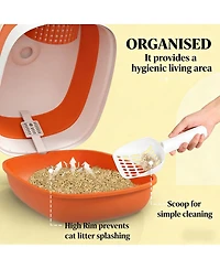 Zeus & Ruta Cat Litter Box Covered Litter Box