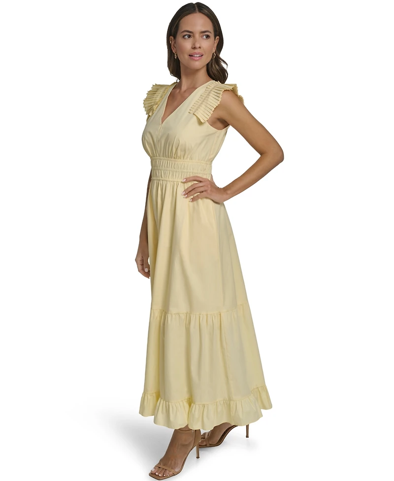 Vince Camuto Women's V-Neck Midi Dress