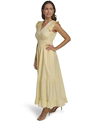 Vince Camuto Women's V-Neck Midi Dress