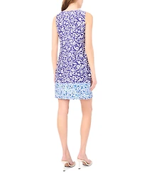 Msk Women's Sleeveless Three Ring Detail Dress