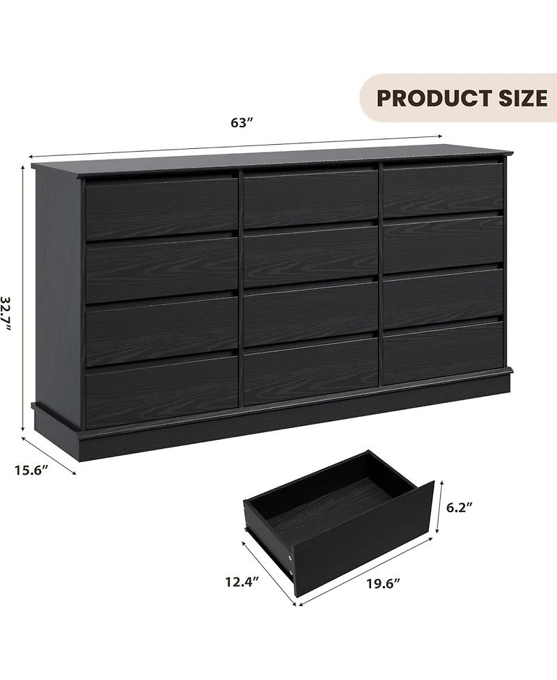 gaomon -Drawer Dresser for Bedroom