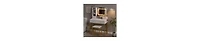 gaomon Makeup Vanity Desk with Mirror and Lights, 3 Color Lighting Modes