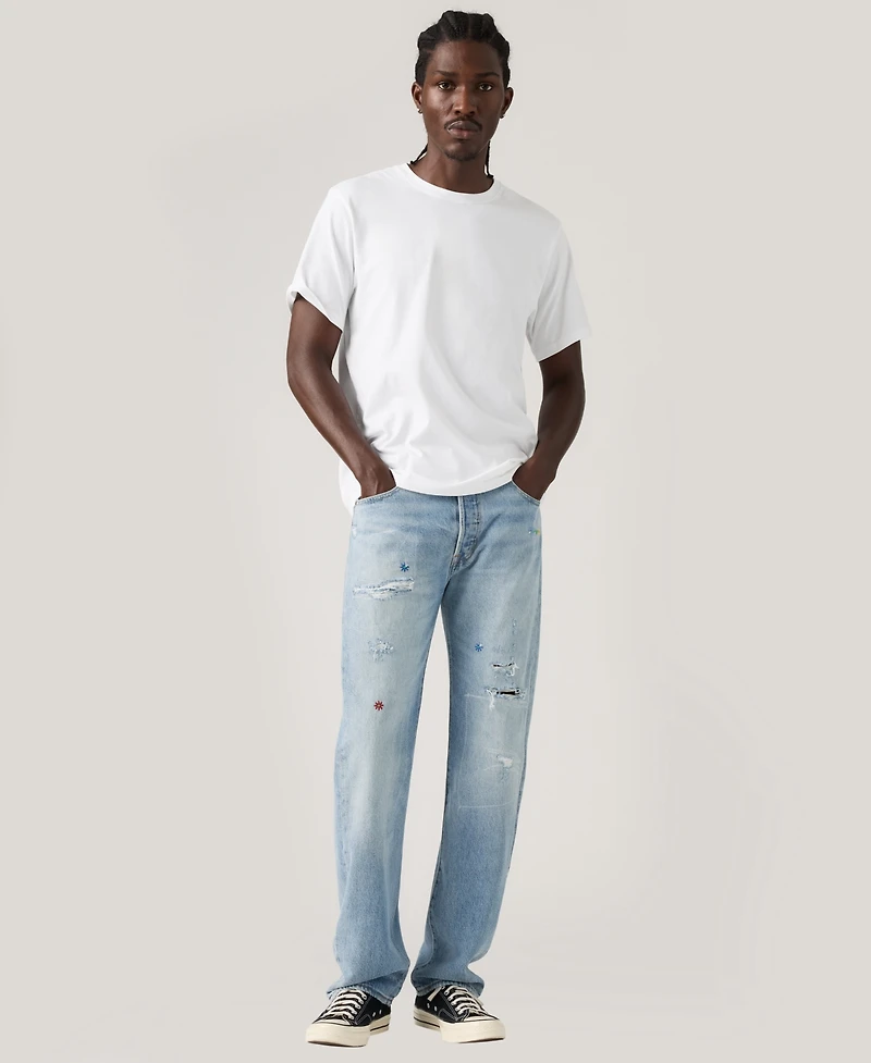 Levi's Men's 501 Original Fit Button Fly Stretch Jeans