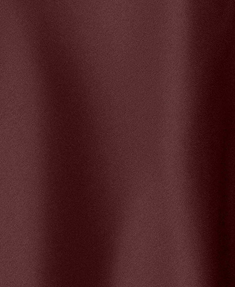Xscape Women's Long Satin Boat Neck Dress