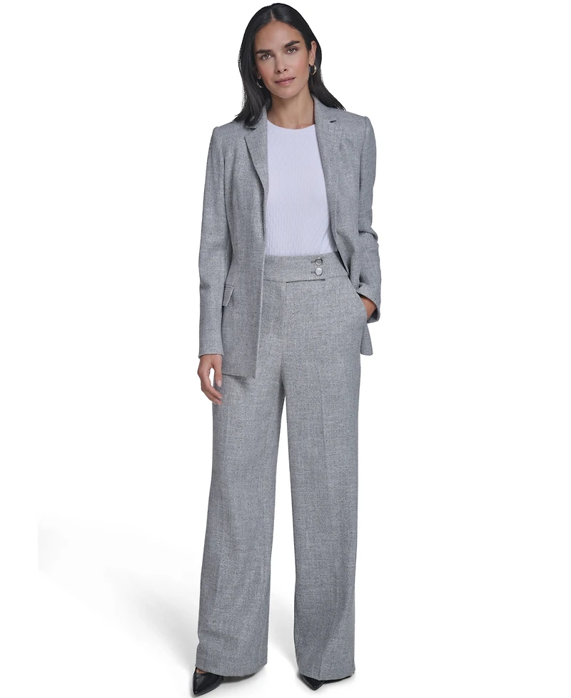 Calvin Klein Women's Novelty Open-Front Jacket