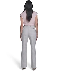 Calvin Klein Women's Windowpane Modern Fit Pants