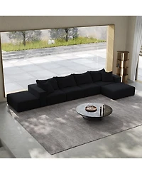 Streamdale Furniture Oversized Modular Cloud Sectional Sofa with Pillows