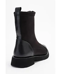 Prologue Shoes Women's Martos Stretch Front Zip Ankle Boot